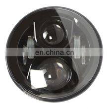 Shanghai Sanfu Car Accessories Fit For Jeep W Rangler JK 07-17 J224 LED Head Lamp 7'' Black High Brightness Head Light