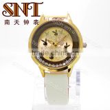 SNT-LE166 special dial watch fashion leather watches