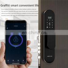 Factory Tuya TT Smart Wifi Door Lock Digital Fingerprint Password Card Door Lock ,Smart Safe Finger Print Lock thumbnail-2