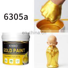 Jiamusen Factory Direct Sale Kinno Luxury Gold Paints Mirror Effect Chrome Gold Acrylic Paint thumbnail-3