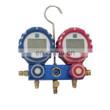 Комплект цифрового манометрического блока CT - GD - C для холодильного агента в системах ВКХ (Вентиляции, Кондиционирования Воздуха) и холодильных установках, с просветной стеклянкой, цифровой манометрический блок thumbnail-3