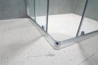 Aluminium Alloy Framed Aqua Glass Rollaway Shower Screen Shower Cabin With Sliding Shower Door thumbnail-3