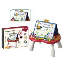 Double Sided Adjustable Drawing Table Toys Board New Cheap Gifts for Kids for Boys and Girls thumbnail-3