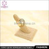 2015 Yiwu New Products Gold Plated Ring With Black Painting Pattern thumbnail-2