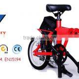 Trendy Designed Hidden Folding Lithium Battery Electric Bicycle thumbnail-6