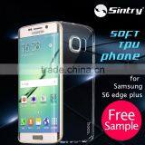 Transparent Tpu 0.3mm Case Soft Silicone Mobile Phone Housing Clear Custom s6 Edge Plus Case for Samsung Galaxy s6 Edge Plus
