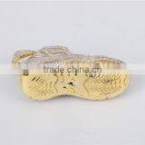 Fashion Jewelry 925 Sterling Silver Sport Jordan Shoe Hip Hop Men's Pendant thumbnail-2