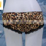 Fashion High Quality Wholesale Hot Sell Sexy Leopard Print Lace Sexy Lady Panty thumbnail-4