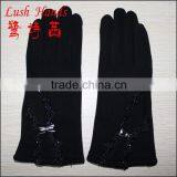 Cheap Fashion Woman Mirco Velvet Hand Gloves thumbnail-2