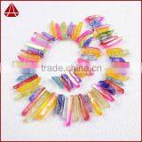 Natural Copper Cystal Quartz Chip Beads Strands Semi Precious Stone or Bracelet Jewelry DIY thumbnail-1