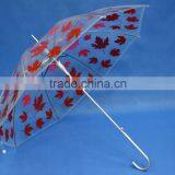 Promotion Transparent POE Straight Umbrella