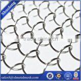 Coil Drapery Chainlink Metal Mesh Curtain Gold Color Screen Supplier's Choice thumbnail-3