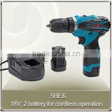 18V rechargeable and replaceable lithium battery electric drill