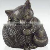 Calico Cat Urn thumbnail-1