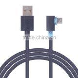 90 Degree Angled Micro Usb Angle Cable USB 2.0 to Micro Usb Male to A Type Male Data Cable for Samsung Galaxy/tablet Cell Phone thumbnail-3