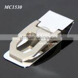 Engrave Hollow Zinc Alloy Pocket Slim Cash Clip Personalized Folding Stainless Steel Metal Money Clip Gift thumbnail-6