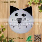 China Supplier ROHS Cate Shape Mechanical Kitchen Timer