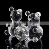 cute crystal couple mouse animal with heart