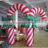 Newest Unique Design Inflatable Candy Cane Arch for Christmas Decoration thumbnail-2
