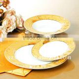 18pcs round porcelain dinnerware set