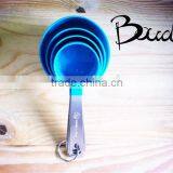 4pcs Colourful Different Size Measuring Cup With Stainless Steel Handle BD-C7940 thumbnail-2