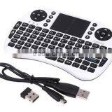 Wireless Keyboard i8 Mini Qwerty Keyboard With Multimedia Control Keys and PC Gaming Control Keys thumbnail-3