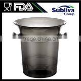 3.5L Custom Ice Bucket Cheap, Clear Cold Drinks Ice Bucket Crystal thumbnail-1