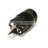 Audiocrast 18k Platinum EU Transparent European Power Plug