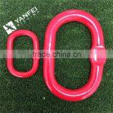 Rigging Hardware Red Color Painted G80 Alloy Steel Forged Chain Master Link thumbnail-2