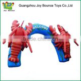 special design inflatable blue arch for advertising use
