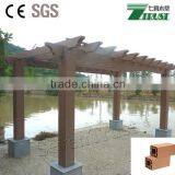 Outdoor Wood Plastic Composite Pergola Used Balcony/ Gazebo/tunnel