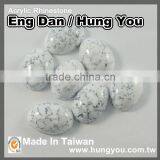 Oval Shaped Semi-Precious Stone With Spray For Bag thumbnail-3