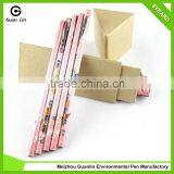 Wholesale Pink Cartoon Logo Customised hb Pencils thumbnail-5