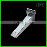 Metal Slatwall Support for Glass Shelf