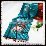 Women Pashmina Silk Shawl Scarf thumbnail-1