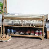 Contracted Fashion Entrance Solid Wood Shoe Cabinet thumbnail-4