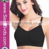 Front Bottom Maternity Nursing Bra Adjustabld Seamless Underwired Bra