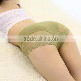 No MOQ Light Green Lace Floral Women Panties Cozy Bulk Modal Underwear Quality Choice thumbnail-4