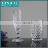 LX-G018 Hand Pressed Pineapple Crystal Wedding Champagne Cup thumbnail-2