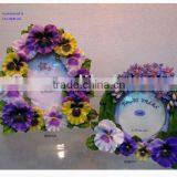 Polyresin Flower Photo Frame Handmade thumbnail-1