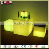 New Stylish Glowing Furniture LED Cube Table and Cube Stool For Night Club and Bar thumbnail-6