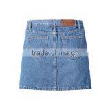 Hot Sale New Style Popular 100%cotton Jean Skirts for Women Skirt SK-01 thumbnail-2