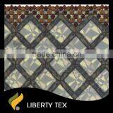 High Quality Geometric Heat Cut Embroidery Print Ground Fabric Design thumbnail-1
