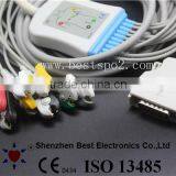 Mortara EKG Cable and Leadwires Compatible With ELI-100, ELT-200, ELI-50, IEC Clip