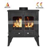 10kW Matt Black Cast Iron Multifuel Burning Stove thumbnail-1