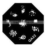 2014 hot sale plates stamping nail art