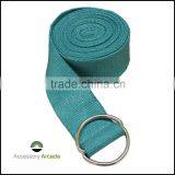 Purple Organic 100% Cotton Yoga Straps With Private Labelling thumbnail-6
