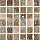Cheap Glass Crack Series Mosaic Tile for Home Interior Decoration /wallpapers(PMG15L010)