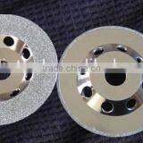 4.5" Electroplated Diamond Cup Wheels, Turbo Segmented