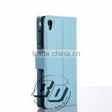 Wholesale Popular Flip Wallet PU Leather Case With Card Slots For Sony Xperia Z5 Premium Luxury Case Mobile Phone Case Cover thumbnail-3